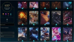 Conta league of legends Lv 317 todos campeões 127 skins LOL
