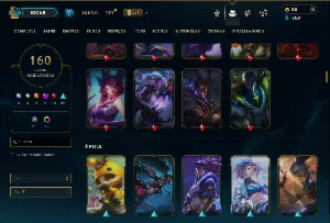 Ferro 4 com 95 Champs e 160 Skins ( Mais de 100 Jogos ) - League of Legends LOL