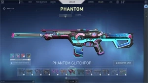 conta no valorant, com skins, rank : platina