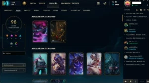 Conta LoL 53, 98 skins, perfeita para smurf, MUITO BARATO - League of Legends