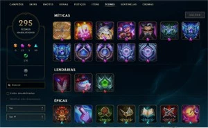 Conta League of Legends Todos os Campeões LOL