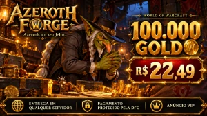 💰 100K Gold Wow | Qualquer Servidor | R$ 22,49 | 💰 - Blizzard