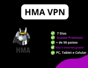 HMA VPN 7 dias premium - Assinaturas e Premium