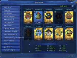 Conta End Game Ladmo - Server Omegamon - Digimon Masters Online