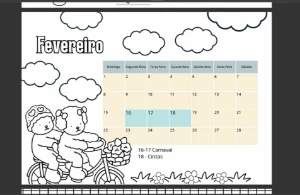 Calendario Bobbie Goods para Colorir 2026 - PDF - eBooks