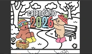 Calendario Bobbie Goods para Colorir 2026 - PDF - eBooks