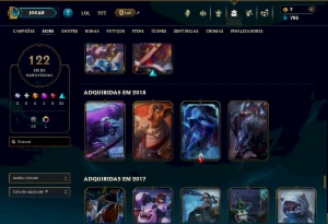 Conta de League of Legends, com TFT e Valorant inclusas. LOL