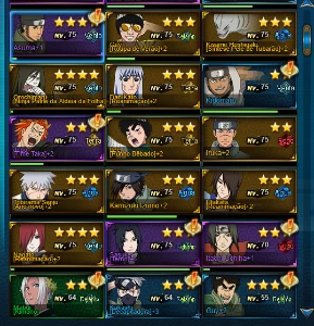 Conta naruto online top 54 com hindra,server s658 nagato - Outros