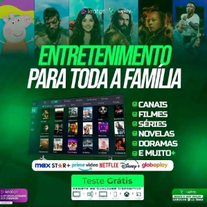 Iptv -  1 Mes Com Tudo Liberado - Assinaturas e Premium