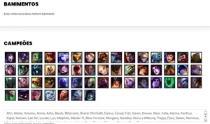 Conta prata 2 com 52 Champs e 22 Skins - League of Legends LOL