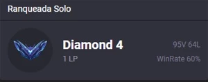 CONTA LOL DIAMANTE 4 - League of Legends