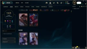 Conta League of Legends e Valorant LOL