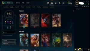 Conta League of Legends e Valorant LOL