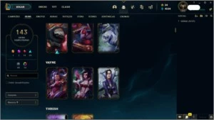 Conta League of Legends e Valorant LOL