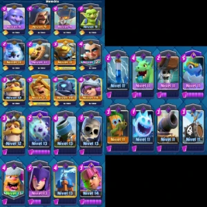 Conta De Clash Royale 8 Anos + Conta De Clash Of Clans Cv11!
