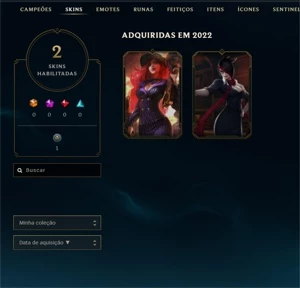 Conta mestre lol - League of Legends