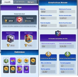 CONTA DE CLASH ROYALE FULL!