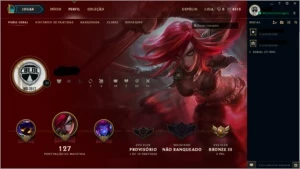 CONTA LVL 30 BRONZE III - League of Legends LOL