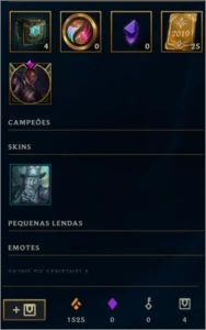 Conta LoL - League of Legends