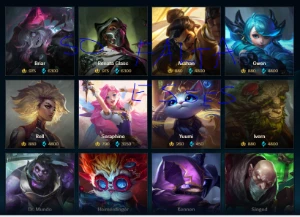 conta lol 217 skins lvl 557 - League of Legends