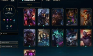 Conta League of Legends Ouro 2 - SoloQ / Ouro 1 - Flex LOL