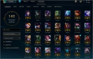 UFO CORKI, GOLD 1 (FLEX) , 82 CAMPEOES , 19 SKINS - League of Legends LOL