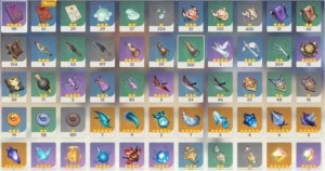 Conta AR 52, Venti, Childe, Mona, Keqing, Albedo e Qiqi - Genshin Impact