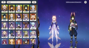Conta Genshin Ar 55 10+ Personagens T5 1 Arma T5