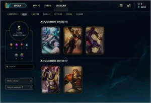 Venda conta Lol Ouro 1 - League of Legends
