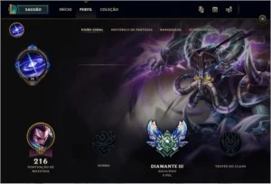 Venda conta Lol Ouro 1 - League of Legends