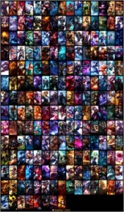 SEASON 3, 211 SKINS, ALL CHAMPIONS, DIAMANTE 4 - League of Legends LOL