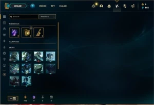 Conta Platina 3 com 23 Champs e 1 Skins + 12 Fragmentos - League of Legends LOL