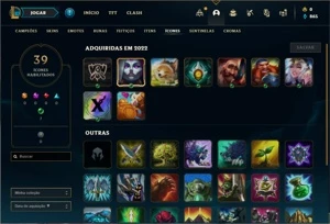 Conta Platina 3 com 23 Champs e 1 Skins + 12 Fragmentos - League of Legends LOL