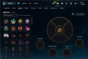 Conta Platina 3 com 23 Champs e 1 Skins + 12 Fragmentos - League of Legends LOL