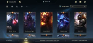 Conta Wild Rift com sett células supremas - League of Legends: Wild Rift LOL WR