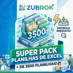Super Pack PLANILHAS de Excel + de 3500! - Entrega Imediata!