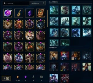 CONTA PLATINA 2 - 515 SKINS - League of Legends LOL