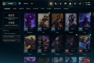 Conta ouro 3 com 135 Champs e 77 Skins ( MAIN MID ) - League of Legends LOL