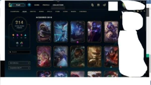 Conta League of Legends ,  214 skins, diamante 4 ,all champs LOL