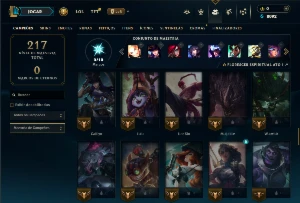 Conta Esmeralda 2 com 75 campeões e 18 skins - League of Legends LOL