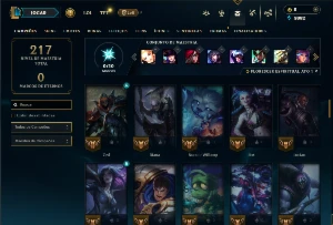 Conta Esmeralda 2 com 75 campeões e 18 skins - League of Legends LOL