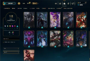 Conta Esmeralda 2 com 75 campeões e 18 skins - League of Legends LOL
