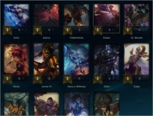 Conta de LoL - lvl 78, 44 champs, Unranked - League of Legends