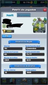 CONTA CLASH ROYALE ARENA 10 NIVEL 10 (9 LENDARIAS)