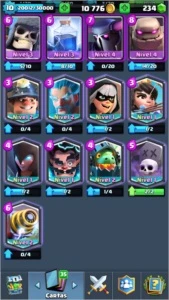 CONTA CLASH ROYALE ARENA 10 NIVEL 10 (9 LENDARIAS)