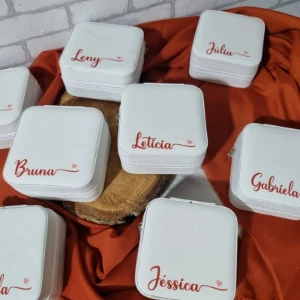 Porta-Joias Personalizado com Nome - Artesanato e Personalizados
