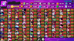 Brawl Stars 71k 95 Brawlers FULL