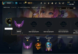 Mestre com 22 Champs e 6 Skins - League of Legends LOL