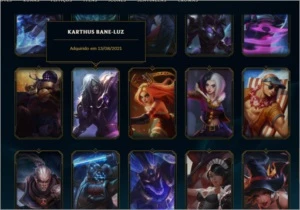 conta b2 com muitas skins daora - League of Legends LOL