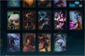 conta b2 com muitas skins daora - League of Legends LOL